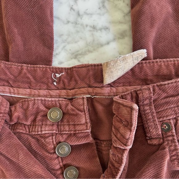 Free people corduroy flare pants in rust color | size 27 - Picture 11 of 11